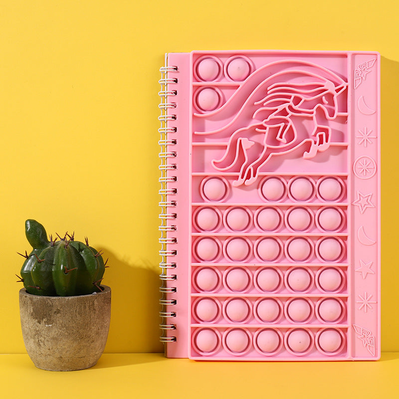 Wholesale Unicorn Silicone Pressure Reducing Press Bubble Notes